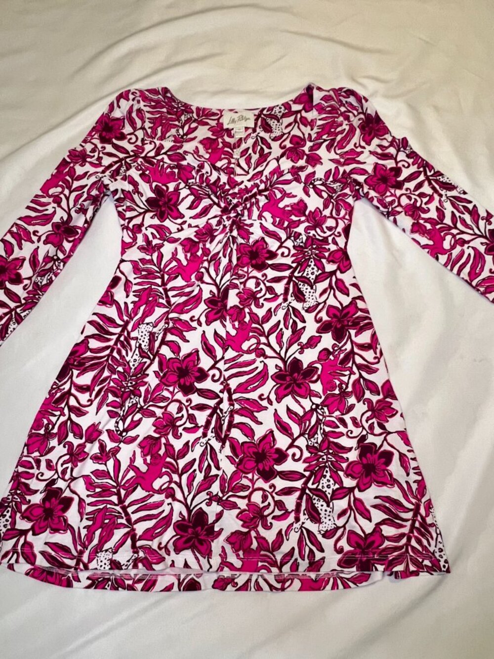NWT Lilly Pulitzer Anne Skirted Romper In Elder Blossom Size Medium Floral - Picture 7 of 14
